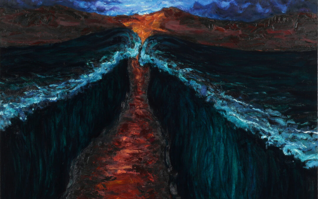 Moses walking through the Red Sea_2