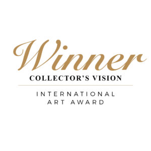 Collectors vision International Art Awar badge