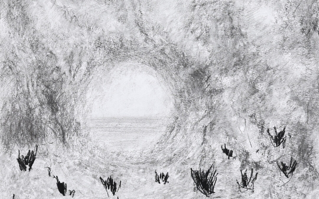 Looking Through the Endless Reflections of a Dream (Study)