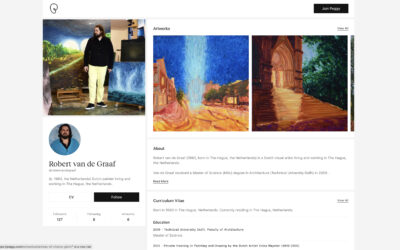 COLLABORATION, with Peggy, a high profile art platform to discover, buy and sell art