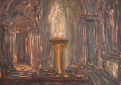 Searching for Openings and Inner Spaces (Study Painting 3)