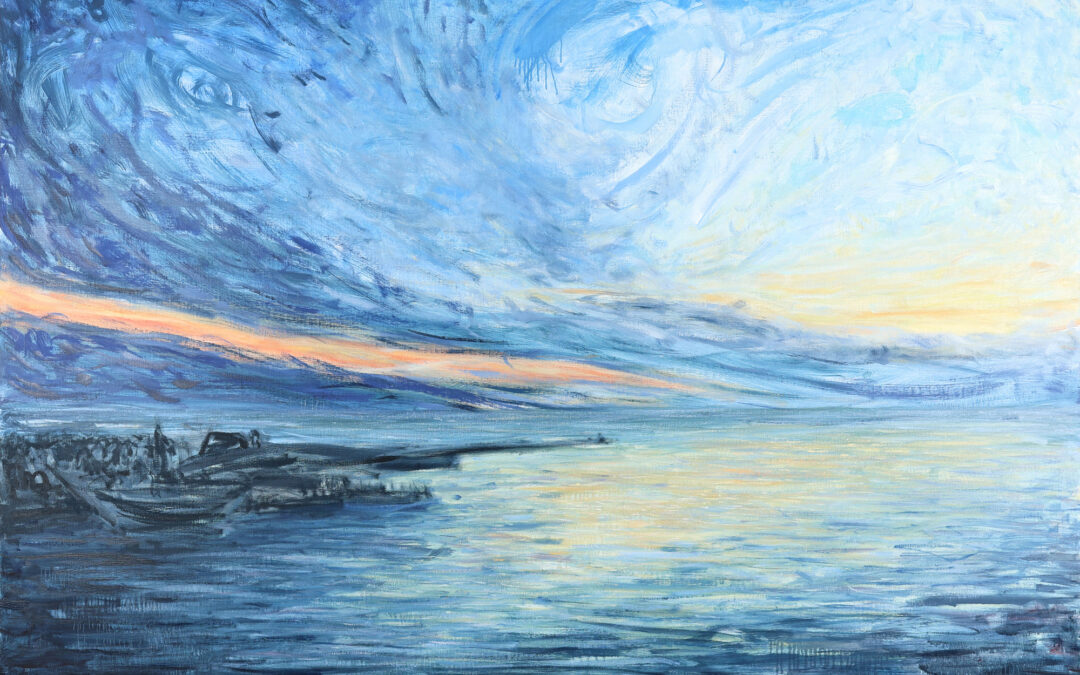 Clouds Searching for Peace in the Evening Light