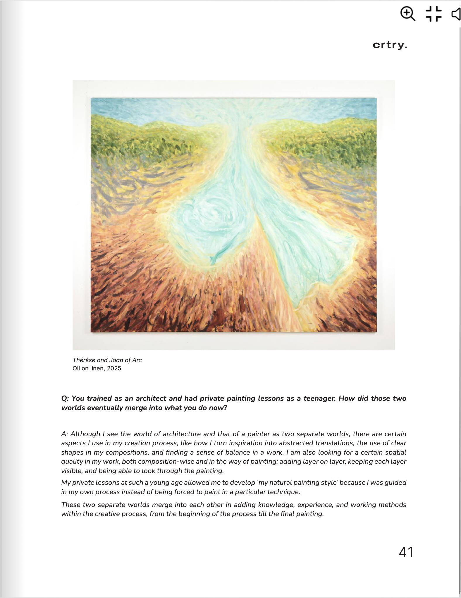 INTERVIEW, Curatory Magazine, Volume 16, pp.39 - 44, May 2026